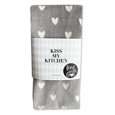 Küchen-Handtuch Soft Cotton «food with love» little hearts