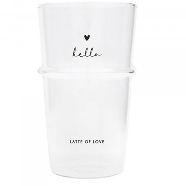 Latte-Becher «Hello» | Bastion Collections