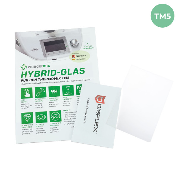 HYBRID-GLAS - Displayschutz für Thermomix TM5